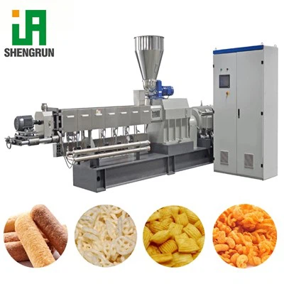 Máquina extrusora de hojaldre de maíz