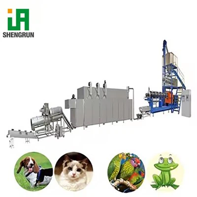 Línea de procesamiento de alimentos para perros